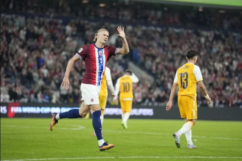 Erling Haaland là chân sút chủ lực của tuyển Na Uy