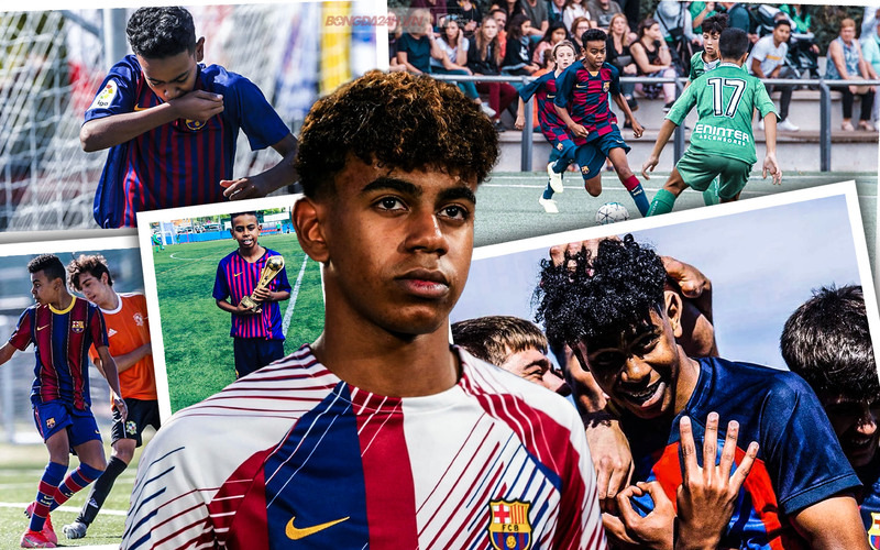 Từ khu Rocafonda đến học viện La Masia, Lamine Yamal đã từng bước khẳng định tài năng bóng đá đặc biệt.