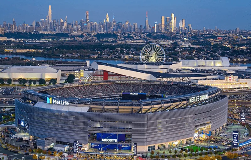 Siêu sân vận động MetLife tại New York – nơi dự kiến diễn ra trận chung kết lịch sử.